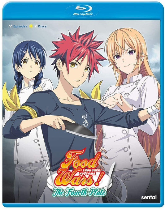 Blu-ray Food Wars! The Fourth Plate 食戟のソーマ 神ノ皿 Blu-ray 料理の未来をかけた壮絶なバトル 完結版 全12エピソード収録 極星寮 反乱軍 薙切薊との激闘 料理表現 映像美 高画質 高音質 