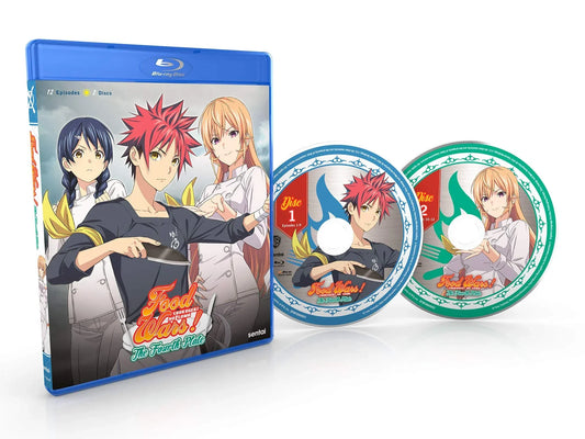 Blu-ray Food Wars! The Fourth Plate 食戟のソーマ 神ノ皿 Blu-ray 料理の未来をかけた壮絶なバトル 完結版 全12エピソード収録 極星寮 反乱軍 薙切薊との激闘 料理表現 映像美 高画質 高音質 