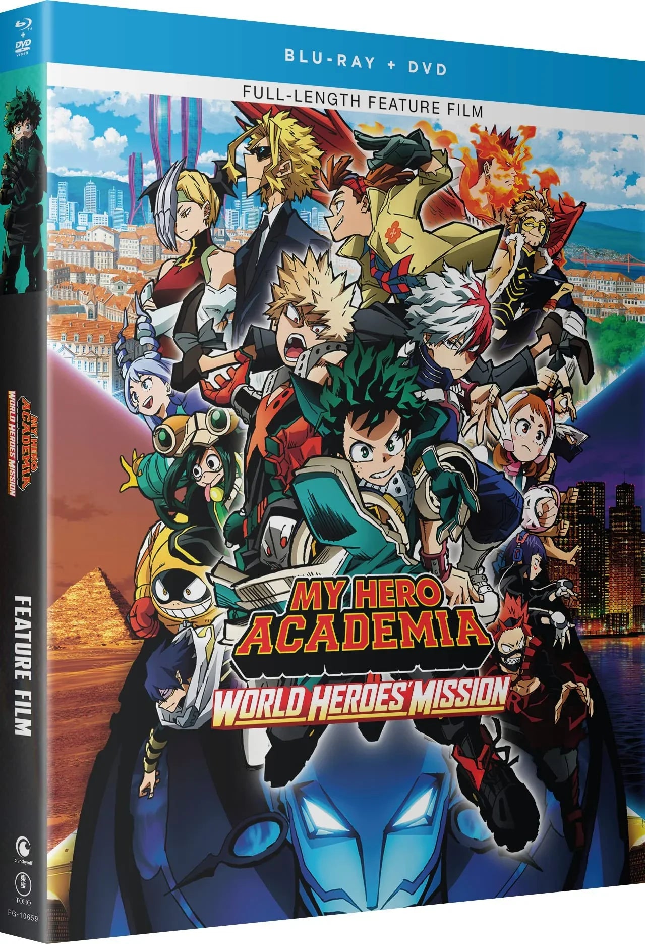 Blu-ray DVD 僕のヒーローアカデミア THE MOVIE ワールド ヒーローズ ミッション Bones制作 長崎健司監督 1080p HDネイティブ 16 9ビスタサイズ 101分 本編収録 特典映像付き  DVD