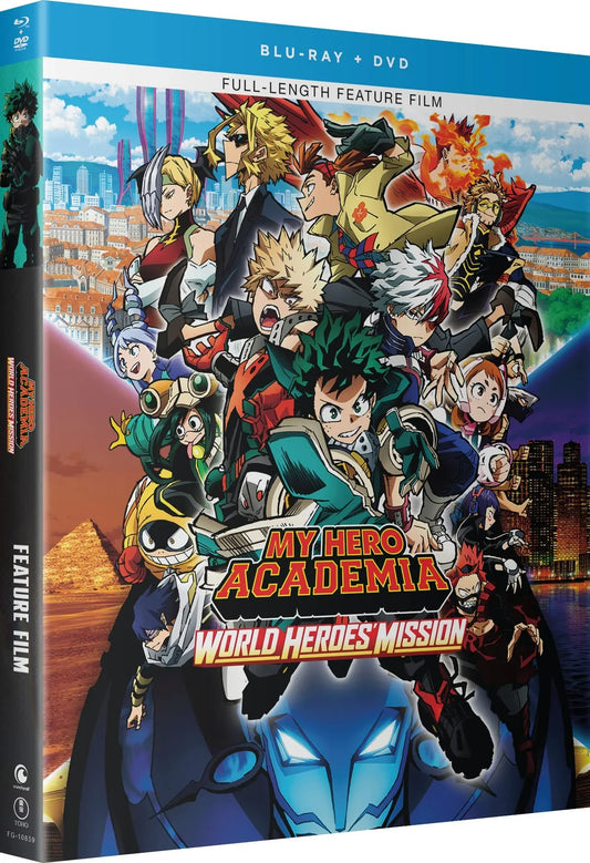 Blu-ray DVD 僕のヒーローアカデミア THE MOVIE ワールド ヒーローズ ミッション Bones制作 長崎健司監督 1080p HDネイティブ 16 9ビスタサイズ 101分 本編収録 特典映像付き  DVD