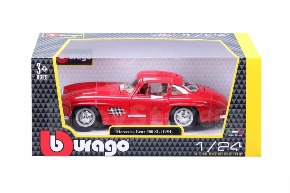 ミニカー メルセデス ベンツ 300 SL 1954 ブラーゴ 1/24スケール ダイキャストモデル ガルウィングドア 精密再現 クラシックカー コレクターズアイテム 高品質 スポーツカー ヴィンテージ 自動車モデル - Trade Center