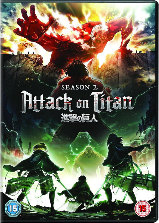 DVD 進撃の巨人 シーズン2 完全収録版 WIT STUDIO 手塚プロダクション制作 1080p高画質 16対9アスペクト比 サラウンド音響 12話全収録 プロモーション映像 ノンテロップOPED ギャラリー特典