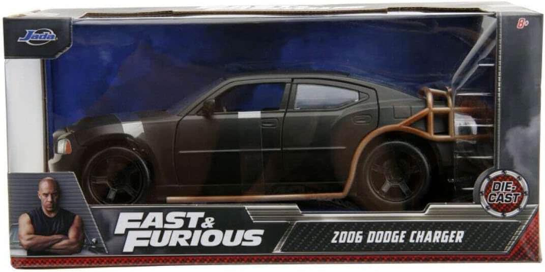 ダイキャストモデル 1/24スケール 2006年型ダッジチャージャー ワイルドスピードシリーズ ジャダトイズ製 映画の迫力を忠実に再現した細部精密仕上げ 力強いアメリカンマッスルカーの名車 ボディラインと威圧感際立つコレクター向け逸品