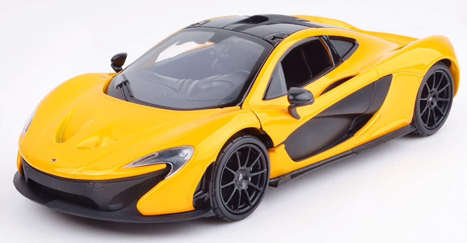 ミニカー コレクション MOTORMAX マクラーレン P1 1/24 イエロー ダイキャストモデル スーパーカー レプリカ プレミアムコレクション 限定モデル 精密再現 完成品 ディスプレイ カーモデル スケールモデル 高品質 V8ツインターボ 903馬力 - Trade Center