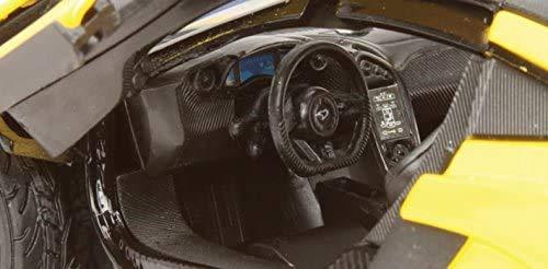 ミニカー コレクション MOTORMAX マクラーレン P1 1/24 イエロー ダイキャストモデル スーパーカー レプリカ プレミアムコレクション 限定モデル 精密再現 完成品 ディスプレイ カーモデル スケールモデル 高品質 V8ツインターボ 903馬力 - Trade Center