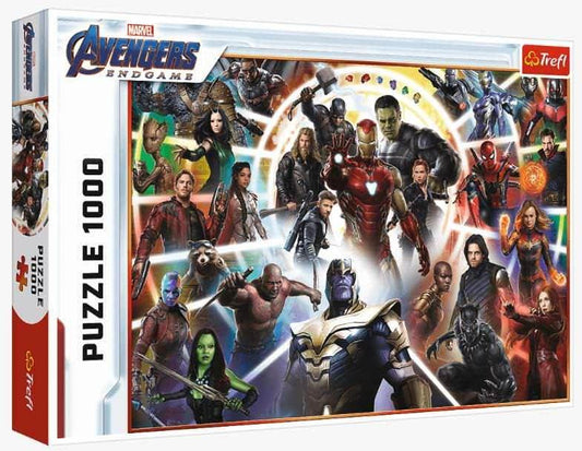 ジグソーパズル マーベル アベンジャーズ・エンドゲーム 1000ピース Trefl社 映画感動再現 ヒーロー勢揃い 高品質精密設計 迫力ビジュアル 68×48cm 大型制作集中力向上 脳活性化家族団らん趣味