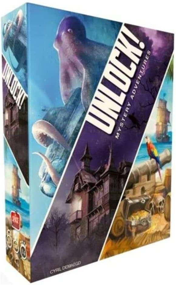 脱出謎解きゲーム Unlock! Mystery Adventures ボードゲーム カードゲーム 最大6人 制限時間60分 3シナリオ収録 チュートリアルデッキ付 スマートフォンアプリ連動 専用アプリ無料 The Nautilus Traps輸入英語版 - Trade Center