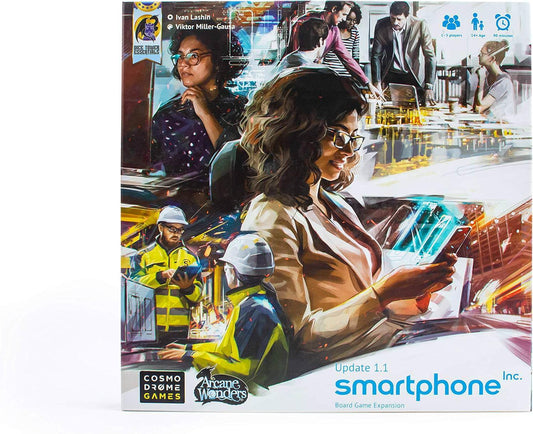 ボードゲーム Smartphone Inc Update 1.1 Expansion Arcane Wonders 戦略 経済産業 製造 CEOミニチュア 新技術モジュール ハードコアモード 2 ー3人用ボードモジュール ディレクティブモジュール アクションキュー