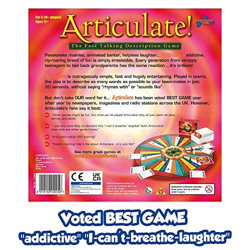 アウトレット品 ボードゲーム ドラモンド パーク アーティキュレート Drumond Park Articulate ファミリーボードゲーム 500枚カード 30秒タイマー 複数カテゴリー 特別ターン 4人以上 20名以上 プレイヤー対応推測チャレンジゲーム