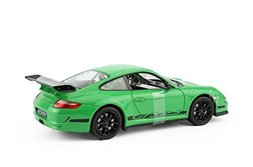 ミニカー WELLY ウィリー ポルシェ 911 997 GT3 RS グリーン 1/24 スケール 精密ディテール コレクション仕様 エレガンスとパワー象徴 スタイリッシュフォルム 高級感あふれるスポーツカー再現 車模型 ファン必携 限定デザイン