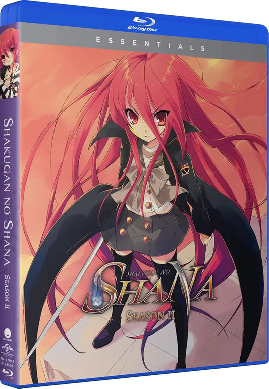Blu-ray 灼眼のシャナ シーズン2 Essentials 渡部高志監督作品 高画質 1080p ハイデフィニション 映像美 全24話収録 4枚組 総再生時間600分 特典映像74分 ファンタジー 舞台は紅世と現世 鋭い炎髪灼眼の討ち手 