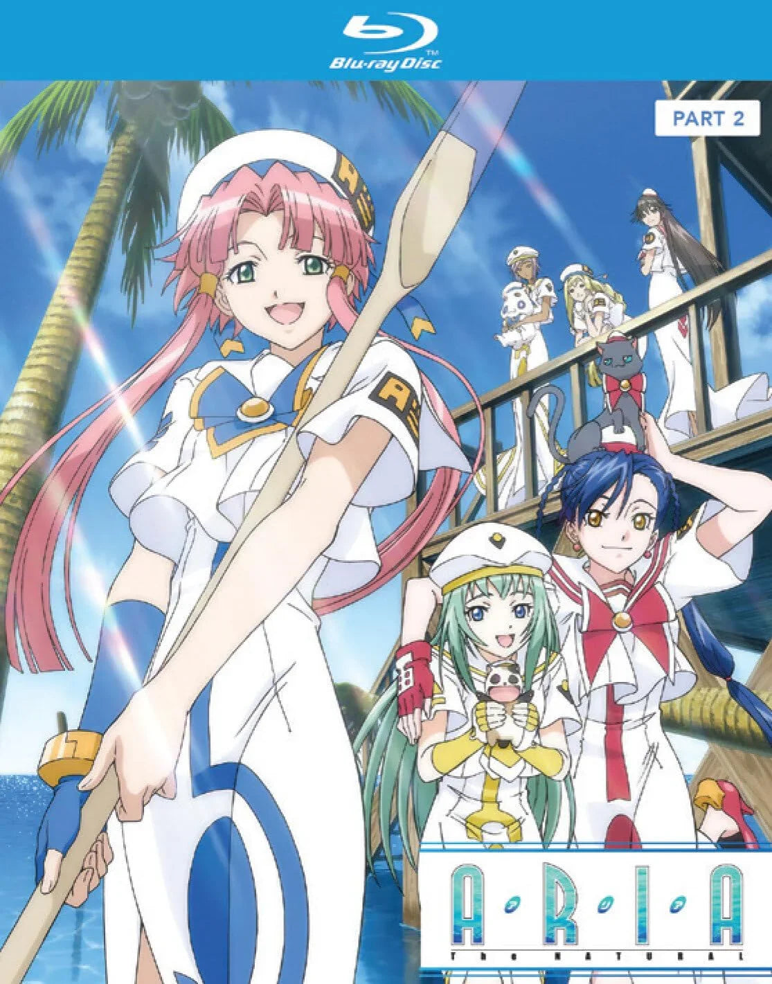Blu-ray ARIA The Natural Season 2 Part 2 Collection AQUA ネオ・ヴェネツィア 水の都 24世紀 SFファンタジー 高精細映像 美しい夕焼け 四季折々の風景 癒しのいやし系作品 水無灯里見習いウンディーネ成長物語 特典映像収録 