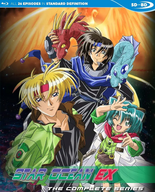 アニメ Blu-ray スターオーシャンEX コンプリートシリーズ Studio Deen 渡辺浩監督制作 全26話収録 フルHD 高画質 SFとファンタジー融合 異世界冒険物語 クロード レナ 魔法の地球儀 探索 壮大な宇宙と絆の物語北米輸入版 Blu-ray