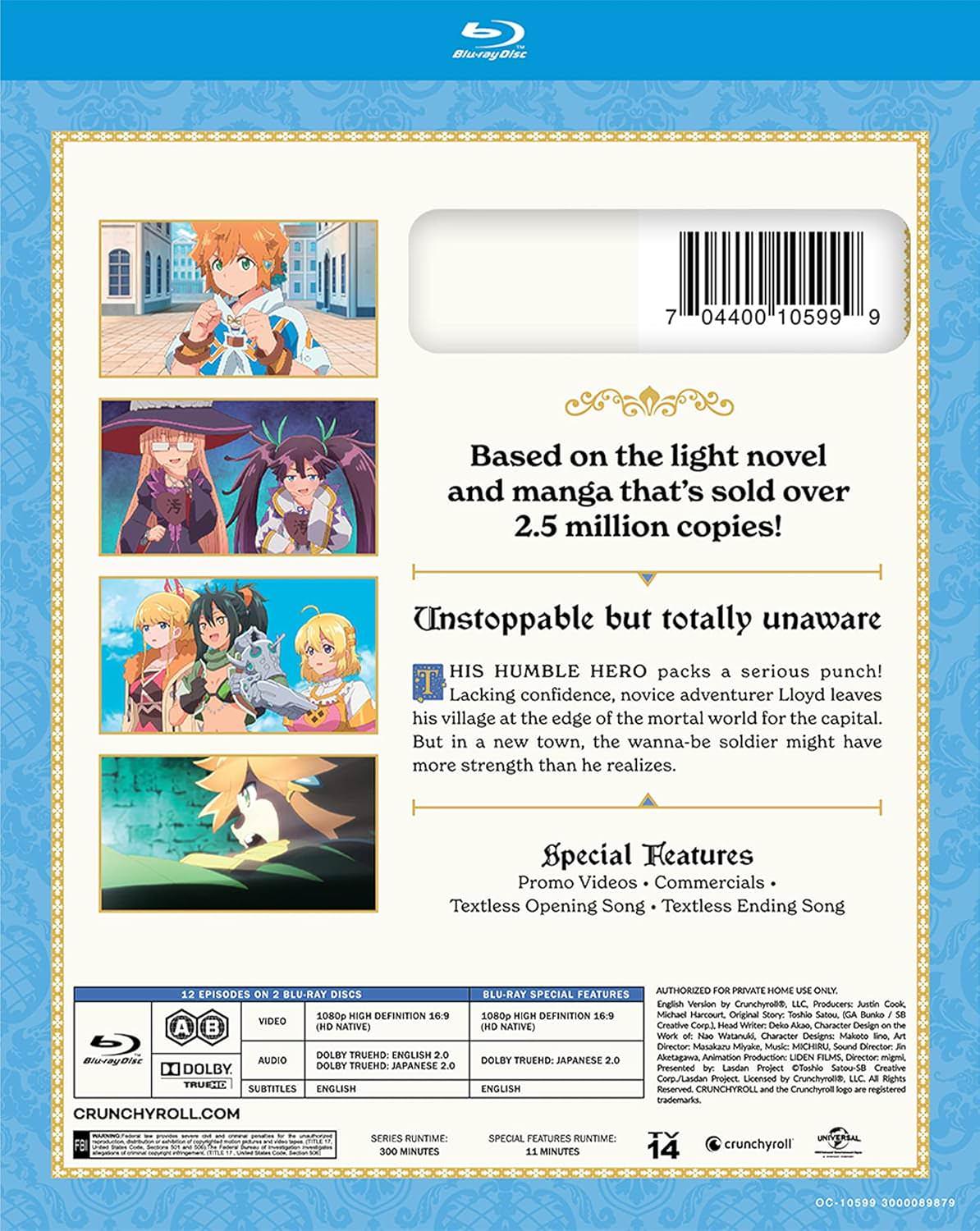 Blu-ray たとえばラストダンジョン前の村の少年が序盤の街で暮らすような物語 LIDEN FILMS 規格外の強さを持つ主人公 ロイドの痛快ファンタジーコメディ 高画質1080p HD Dolby TrueHD 音響 美麗オープニングエンディング