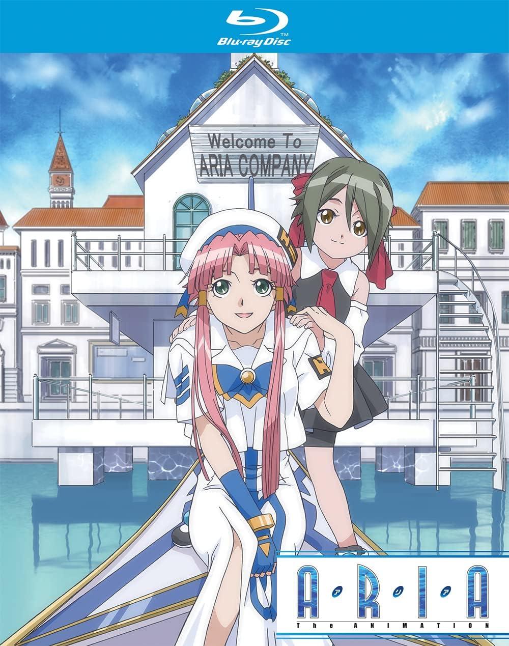 Blu-ray アニメ ARIA The ANIMATION 漫画原作 天野こずえ 佐藤順一監督 TYOアニメーションズ制作 水の都ネオヴェネツィア 未来SF ウンディーネ成長物語 水無灯里 藍華Sグランチェスタ アリシアフローレンス 葉月絵理乃 北米輸入版 Blu-ray - Trade Center