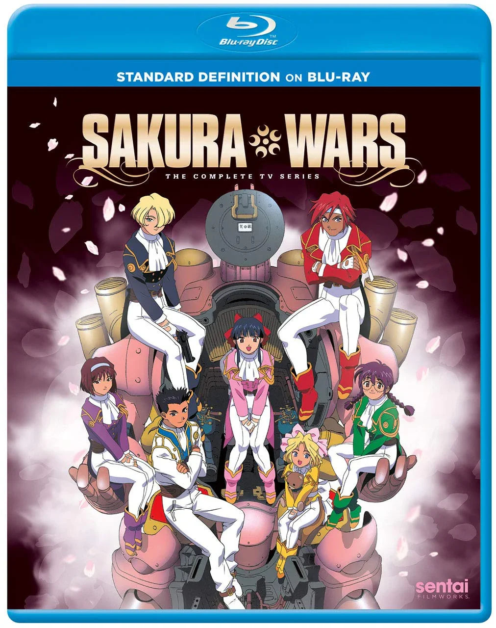Blu-rayサクラ大戦中村隆太郎監督 全25話収録 帝国歌劇団 光武 蒸気機関と霊力が融合した架空大正時代のファンタジー 蒸気と霊力の融合によるロボットアニメの名作 戦乙女が繰り広げる迫力あるバトルと青春ドラマの両面展開 