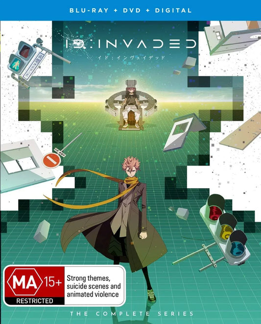 アニメ Blu-ray ID: INVADED The Complete Series 豪華クリエイターチーム監督あおきえい 脚本舞城王太郎 SFミステリー独創的世界観殺意感知システムミヅハノメ特殊組織事件解決高品質映像1080p DVD