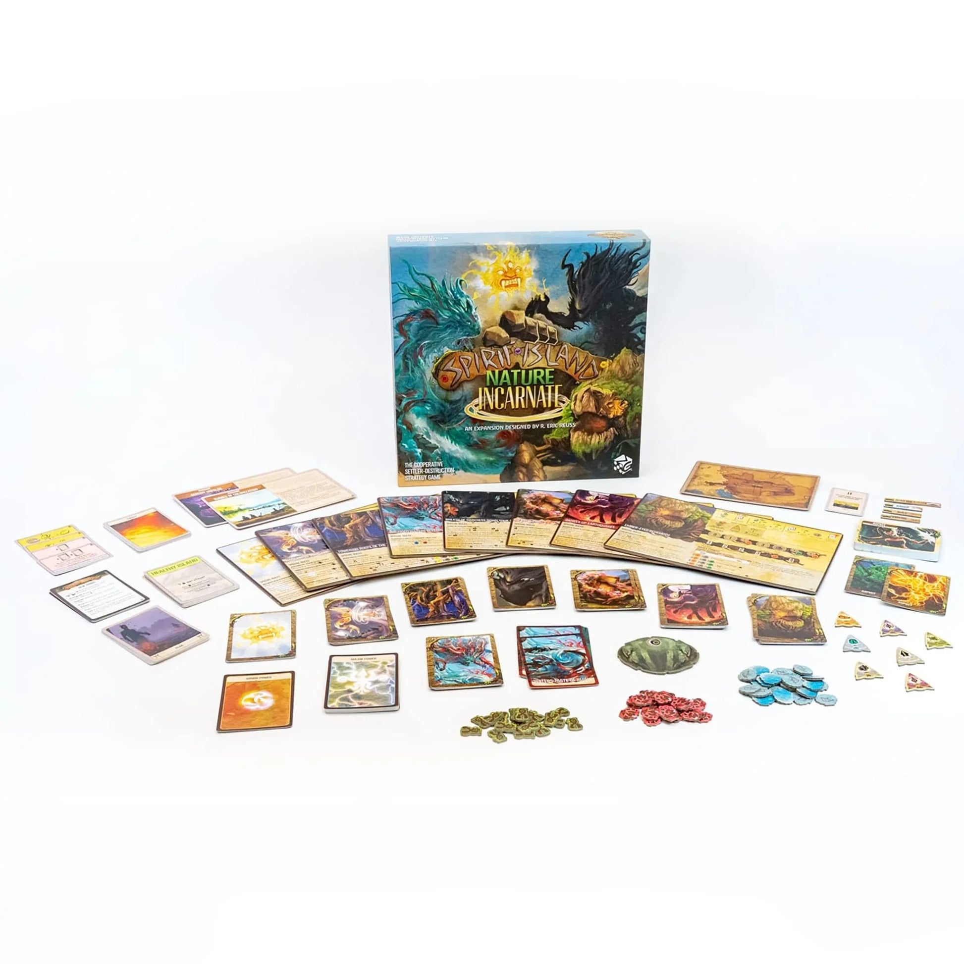 ボードゲーム Spirit Island Nature Incarnate ブランド Spirit Island 新拡張パック 八つの新スピリット インカルナトークン 複数の新敵対者含む拡張セット 