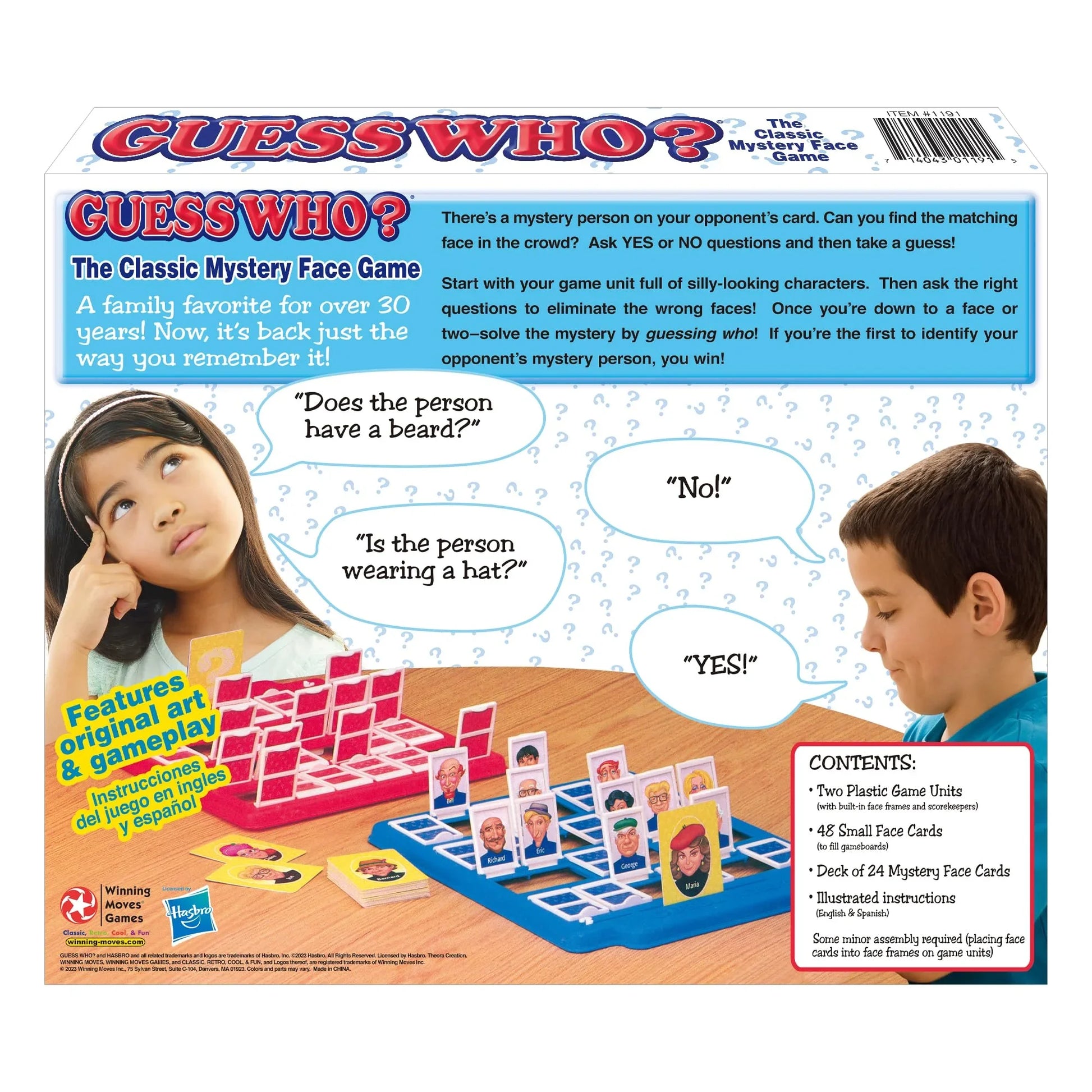 ゲーム Guess Who? Classic Edition Guess Who? Classic Edition ブランド 古典的 推理 ゲーム 1980年代 人気 爆発的 シンプル 推理力 記憶力 論理的思考 質問力 教育的 記憶力向上 論理的思考 発達 戦略的 親子対戦 友達 