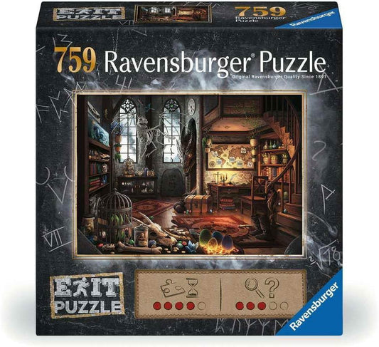パズル エスケープパズル ドラゴンの研究室 759ピース ラベンスバーガー パズルと謎解きが織りなす不思議な冒険 完成時約70×50cm 知的好奇心刺激 精密カット ピース同士しっかりはまる 高品質 130年以上の伝統