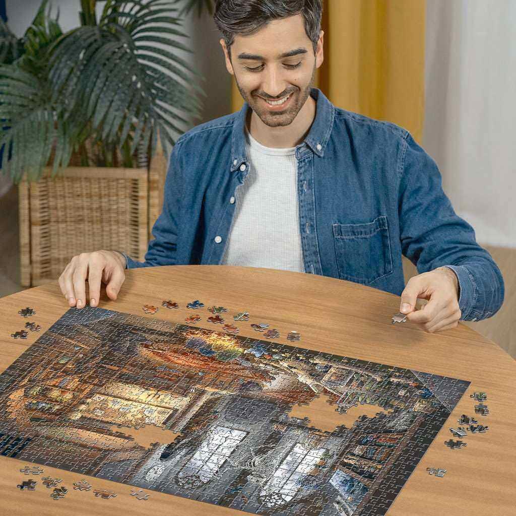 パズル エスケープパズル ドラゴンの研究室 759ピース ラベンスバーガー パズルと謎解きが織りなす不思議な冒険 完成時約70×50cm 知的好奇心刺激 精密カット ピース同士しっかりはまる 高品質 130年以上の伝統