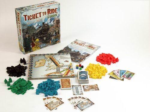 ボードゲーム チケット・トゥ・ライド ヨーロッパ ホビージャパンシリーズ 戦略的列車アドベンチャー 大陸を結ぶルート建設 多人数プレイ対応 鉄道ネットワーク構築 トンネルフェリー駅新要素搭載 8歳以上推奨 