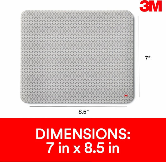 マウスパッド 3M Precision Adhesive Preciseテクノロジー バッテリー節約設計 超薄型 薄さ0.06インチ サイズ7インチ×8.5インチ グレー色 高精度マウス操作 高互換性 再剥離可能接着技術 携帯性良好 多様マウス対応 ビジネス向け