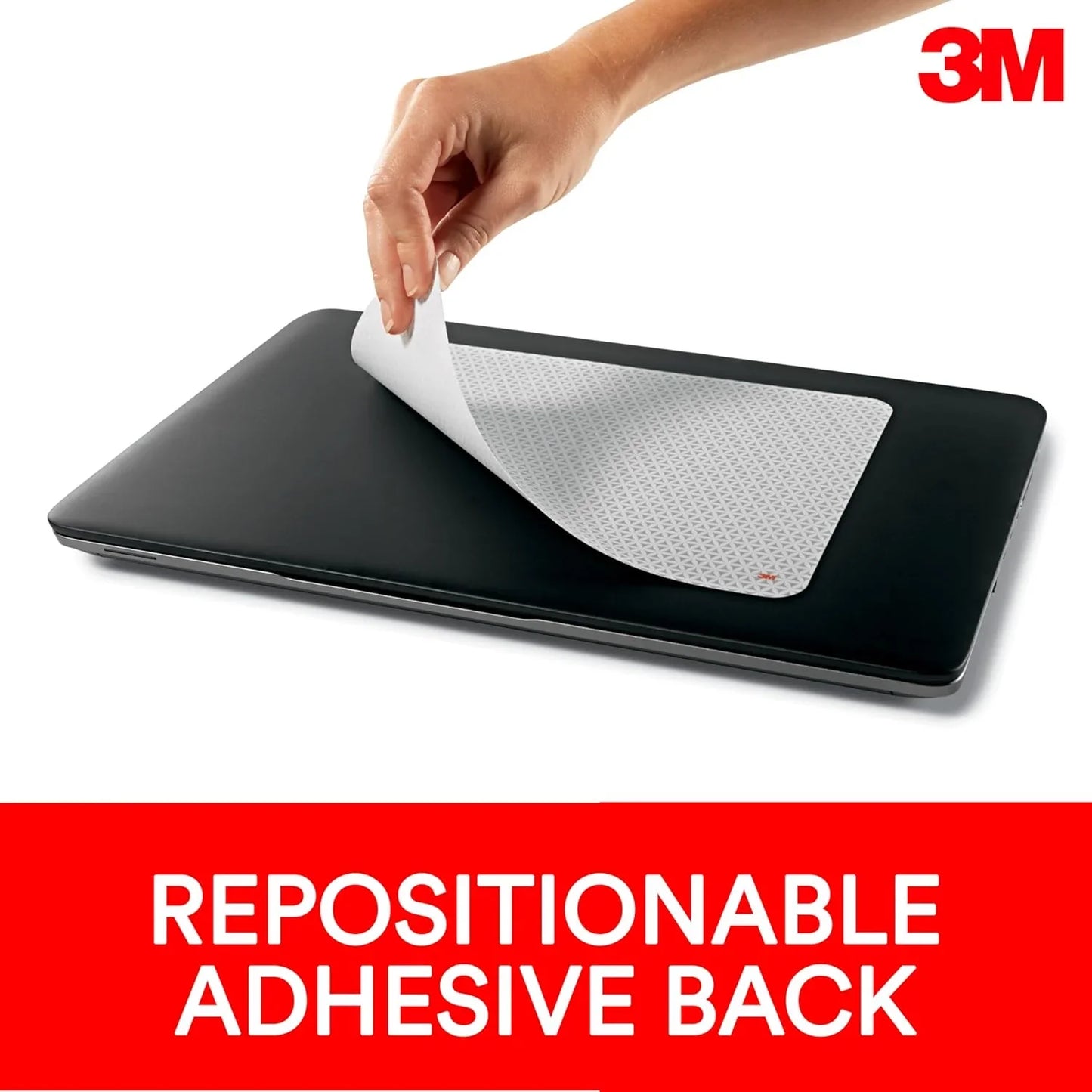 マウスパッド 3M Precision Adhesive Preciseテクノロジー バッテリー節約設計 超薄型 薄さ0.06インチ サイズ7インチ×8.5インチ グレー色 高精度マウス操作 高互換性 再剥離可能接着技術 携帯性良好 多様マウス対応 ビジネス向け