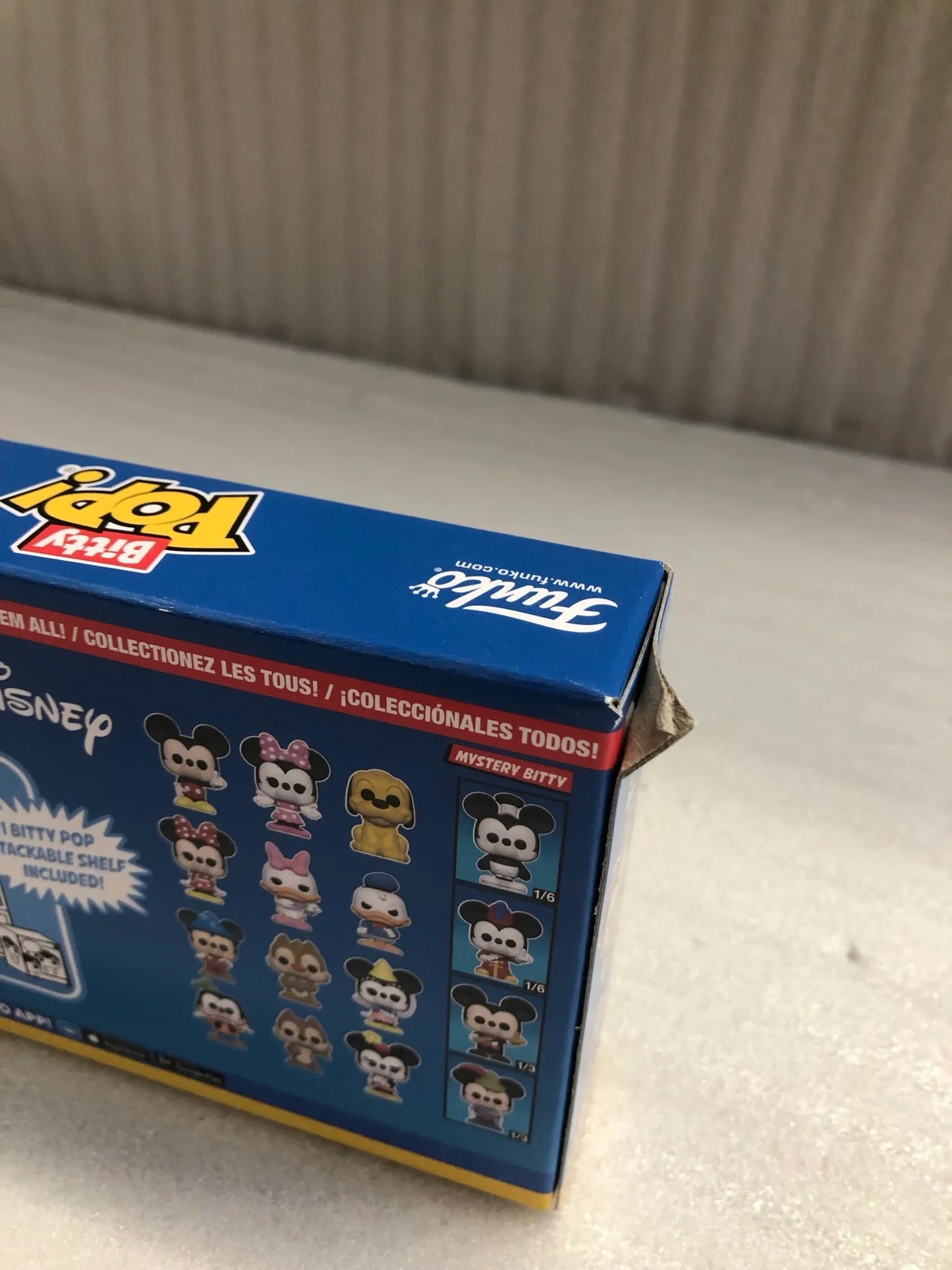 アウトレット品 フィギュア Funko Bitty POP! Disney ソーサラーミッキー 4パック コレクション ミニフィギュアセット 透明アクリルケース入り ポールデュカス交響詩 魔法使いの弟子 映画ファンタジア クラシック音楽融合 特殊デフォルメ