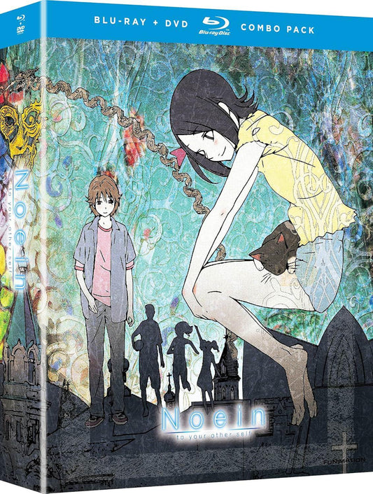 Blu-ray DVDセット NOEIN ノエイン 完全版 TV-14 多元宇宙理論マルチバース理論融合 全24話収録 高画質1080pハイデフィニション 3枚Blu-ray 4枚DVD 充実特典映像 豪華声優陣 漆黒の異次元冒険  DVD