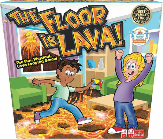 ボードゲーム The Floor is Lava フォーム製の安全な色付きピース 家族向けファミリーゲーム バランス感覚 運動能力 想像力 チームワーク向上 おうち時間向上 5歳以上 2から6人対応 大人子ども一緒に楽しめる イベント 