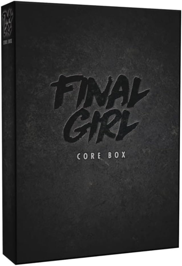 ボードゲーム Final Girl Core Box ホラーボードゲーム ソロ専用 恐怖と戦う映画のヒロイン 最上位評価 戦略的選択 多彩なシナリオ 拡張可能 フィーチャーフィルムボックス対応 BoardGameGeek高評価 約20-60分プレイ 英語版 日本語説明書なし
