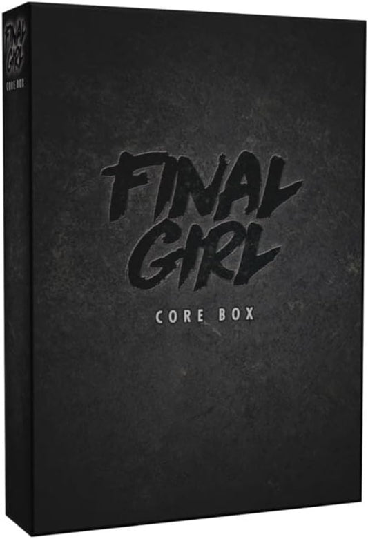 ボードゲーム Final Girl Core Box ホラーボードゲーム ソロ専用 恐怖と戦う映画のヒロイン 最上位評価 戦略的選択 多彩なシナリオ 拡張可能 フィーチャーフィルムボックス対応 BoardGameGeek高評価 約20-60分プレイ 英語版 日本語説明書なし