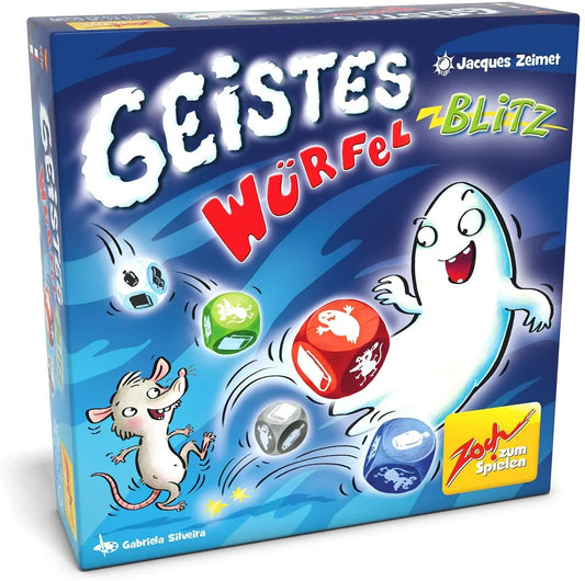 テーブルゲーム おばけキャッチ:ダイス Geistesblitz Wurfelblitz ジャック ツァイメット 瞬時の判断力 反射神経 試されるスリリングなアクションゲーム 幅広い年齢層対応 家族や友人との集まり向け 白熱のスピードゲーム 新たな挑戦 