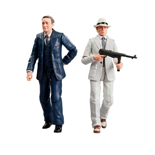 フィギュア Marcus Brody Rene Belloq インディ ジョーンズ レイダース Lost Ark Hasbro Collectibles Adventure Series 契約の聖櫃 再現 アクション 6インチ 可動ポイント 本 機関銃 リンゴ 造形 彩色 精巧 コレクター向け
