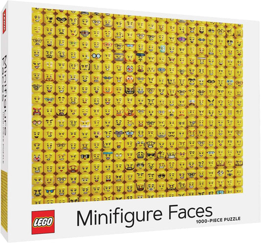 ジグソーパズル LEGOミニフィギュア フェイス 1000ピース ChroniceBooks ブランド 高品質 表情豊かで個性あふれるミニフィギュア多数 コレクション向け コラージュアート 完成サイズ63.5cm×50.8cm 環境配慮リサイクル紙採用