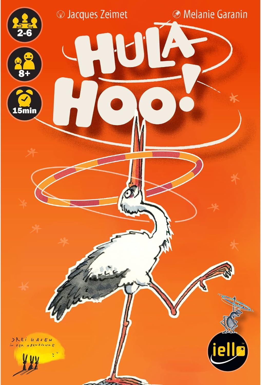 カードゲーム Hoola Hoo 動物たちのフラフープチャンピオンシップ 戦略的カードゲーム 2-6人用 8歳以上 15分プレイ 84枚カード シンプルルール 家族向け 友人向け パーティーゲーム 英語版 ジョーカー ダブル カオスバージョン輸入英語版 - Trade Center