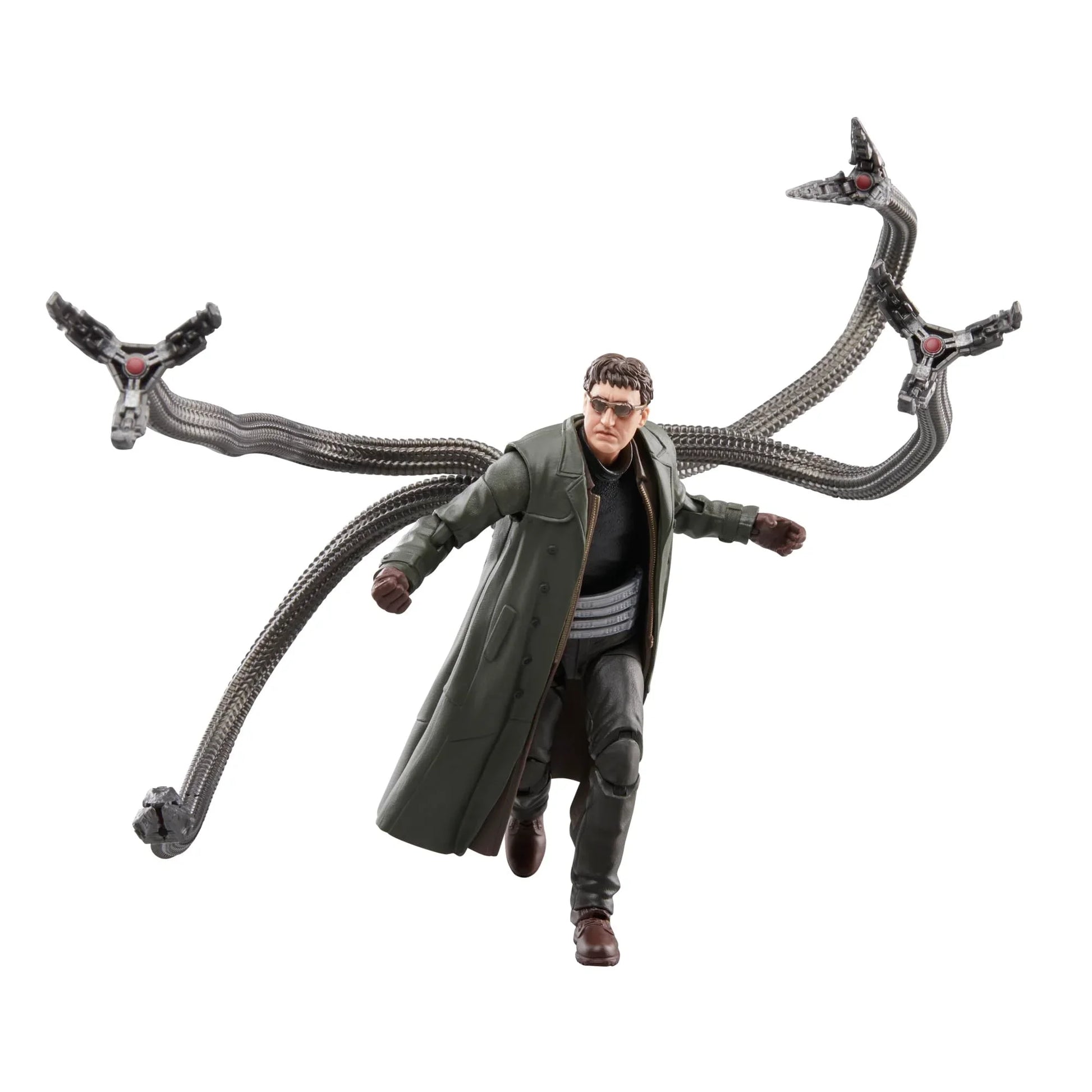 アクションフィギュア Marvel Legends Series ドクター・オクトパス スパイダーマン ノー・ウェイ・ホーム ハズブロ 15cm 機械式触手 4本 多可動ポイント 差替ハンドパーツ 4種 精巧塗装 映画再現 ファンコレクター向け