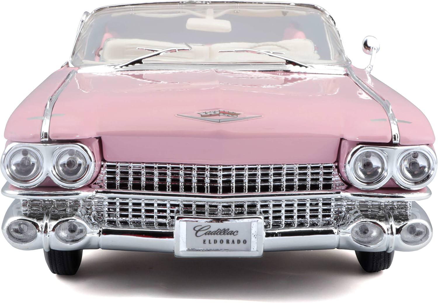 ミニカー Maisto キャデラック エルドラド ビアリッツ 1959 1/18 スケール モデルカー アメリカ車 クラシックカー フィンテール デザイン クローム仕上げ 高級車 ヴィンテージ 精巧 完成品 自動車模型 - Trade Center
