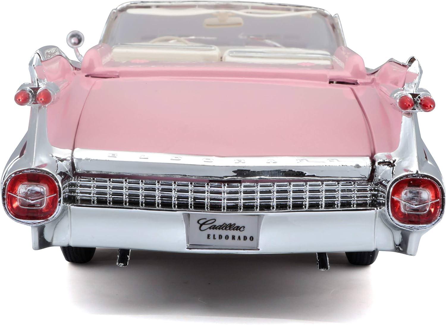 ミニカー Maisto キャデラック エルドラド ビアリッツ 1959 1/18 スケール モデルカー アメリカ車 クラシックカー フィンテール デザイン クローム仕上げ 高級車 ヴィンテージ 精巧 完成品 自動車模型 - Trade Center