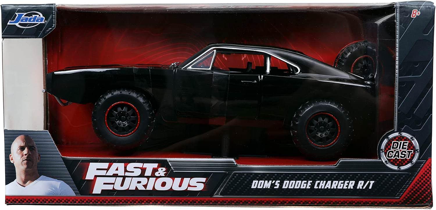 アウトレット品 ミニカー 1970年式ダッジチャージャー ワイルドスピード SKY MISSION ダイキャスト ブランド マットブラック オフロード仕様 大径タイヤ リフトアップサスペンション 牽引フック ルーフキャリア 高精細インテリア