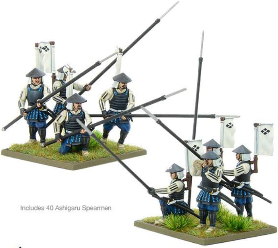 ミニチュアウォーゲーム Pike & Shotte ー Samurai Starter Army 戦国時代 本格歴史再現 28mmスケール 113体フィギュア 侍 騎馬武士 足軽 槍兵 射撃兵 武田家デカール ルールブック 戦術シナリオ 関ヶ原の戦い 輸入英語版 日本語説明書なし - Trade Center