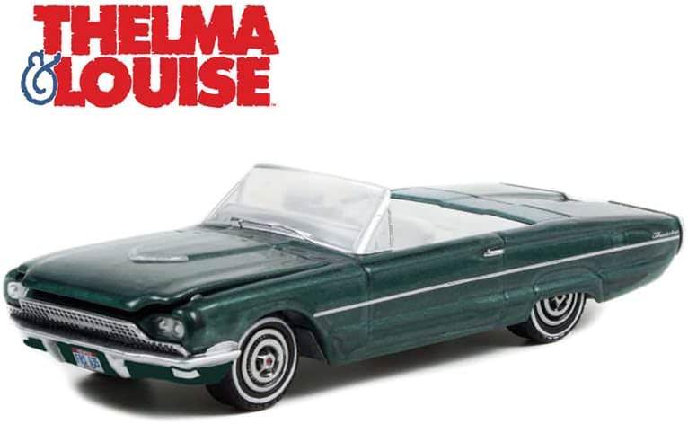 ミニカー フォード サンダーバード 1966 GREENLIGHT グリーンライト テルマ&ルイーズ 映画モデル 1/64スケール 精密再現 高い製作技術 流麗なボディライン 特徴的フロントグリル 忠実表現 コンパクトサイズ コレクション プレゼント 映画ファン