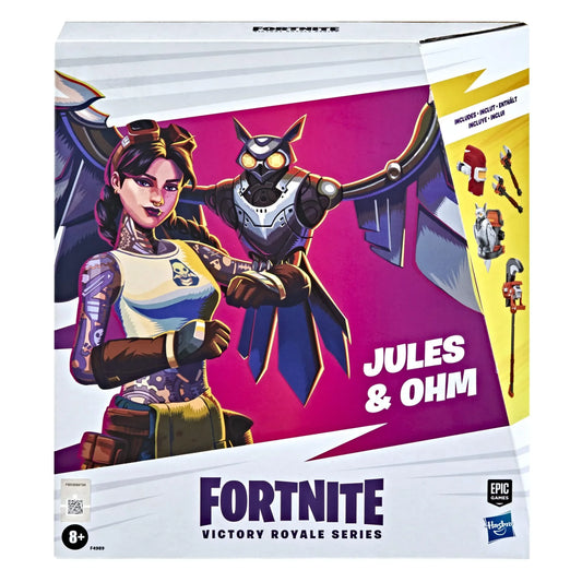 アクションフィギュア フォートナイト ジュールズ オーム ビクトリーロイヤルシリーズ ハズブロ 6インチ 高可動 ポーズ多彩 交換用翼 溶接マスク レンチャー付き ペットバックブリング付き 2パック デラックスセット