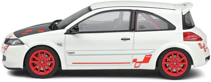 ミニカーホットハッチ メガーヌ RS R26R SOLIDO 1/43スケール ニュルブルクリンクFF最速記録 偉大なスポーツカー 卓越エンジニアリング ルノースポール 傑作 精密モデル 本格仕様 卓越性能 高出力ターボ 4WS 四輪操舵 4輪HCC ラリーテクノロジー