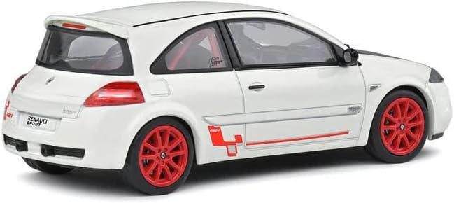 ミニカーホットハッチ メガーヌ RS R26R SOLIDO 1/43スケール ニュルブルクリンクFF最速記録 偉大なスポーツカー 卓越エンジニアリング ルノースポール 傑作 精密モデル 本格仕様 卓越性能 高出力ターボ 4WS 四輪操舵 4輪HCC ラリーテクノロジー