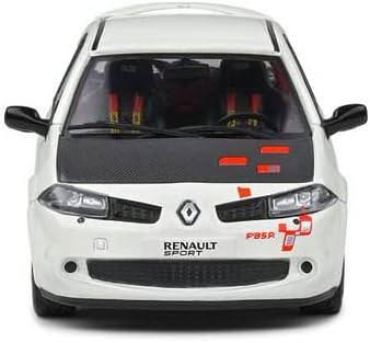 ミニカーホットハッチ メガーヌ RS R26R SOLIDO 1/43スケール ニュルブルクリンクFF最速記録 偉大なスポーツカー 卓越エンジニアリング ルノースポール 傑作 精密モデル 本格仕様 卓越性能 高出力ターボ 4WS 四輪操舵 4輪HCC ラリーテクノロジー