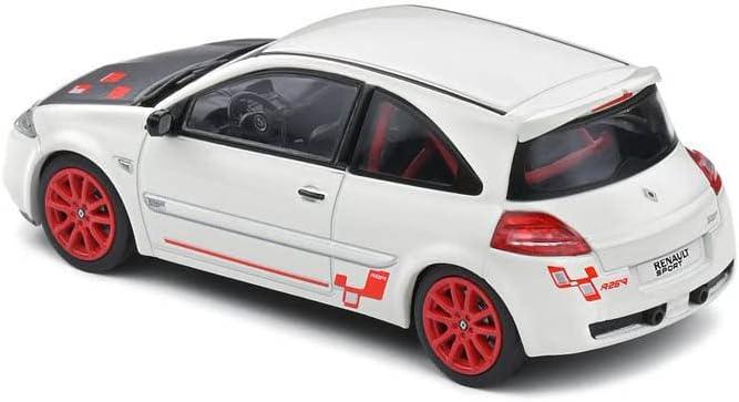 ミニカーホットハッチ メガーヌ RS R26R SOLIDO 1/43スケール ニュルブルクリンクFF最速記録 偉大なスポーツカー 卓越エンジニアリング ルノースポール 傑作 精密モデル 本格仕様 卓越性能 高出力ターボ 4WS 四輪操舵 4輪HCC ラリーテクノロジー