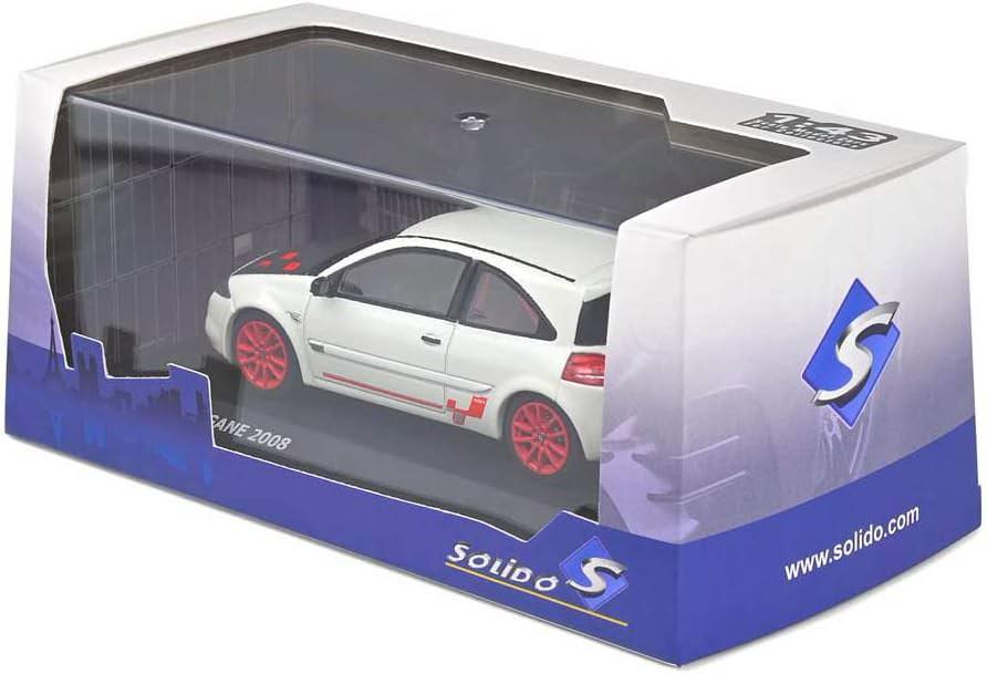 ミニカーホットハッチ メガーヌ RS R26R SOLIDO 1/43スケール ニュルブルクリンクFF最速記録 偉大なスポーツカー 卓越エンジニアリング ルノースポール 傑作 精密モデル 本格仕様 卓越性能 高出力ターボ 4WS 四輪操舵 4輪HCC ラリーテクノロジー