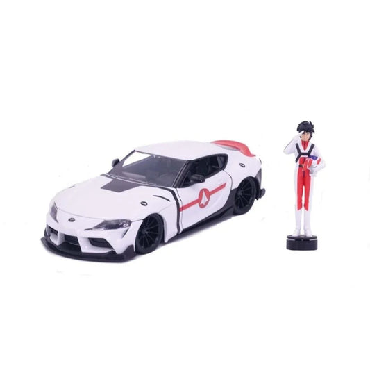 アウトレット品 フィギュア セット Robotech 1 24 スケール 2020 モデル トヨタ スープラ ダイキャスト モデル リック ハンター フィギュア ロボテック 公式 ライセンス 商品 コレクター向け 高精細 再現 細部 表現 流麗 ボディ ライン 力強さ